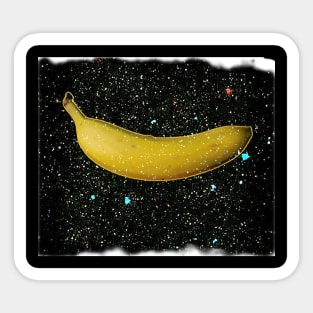 Space banana Sticker